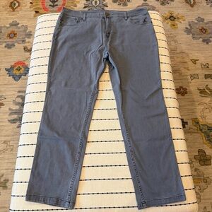 Classic Gray Men's Straight Jeans